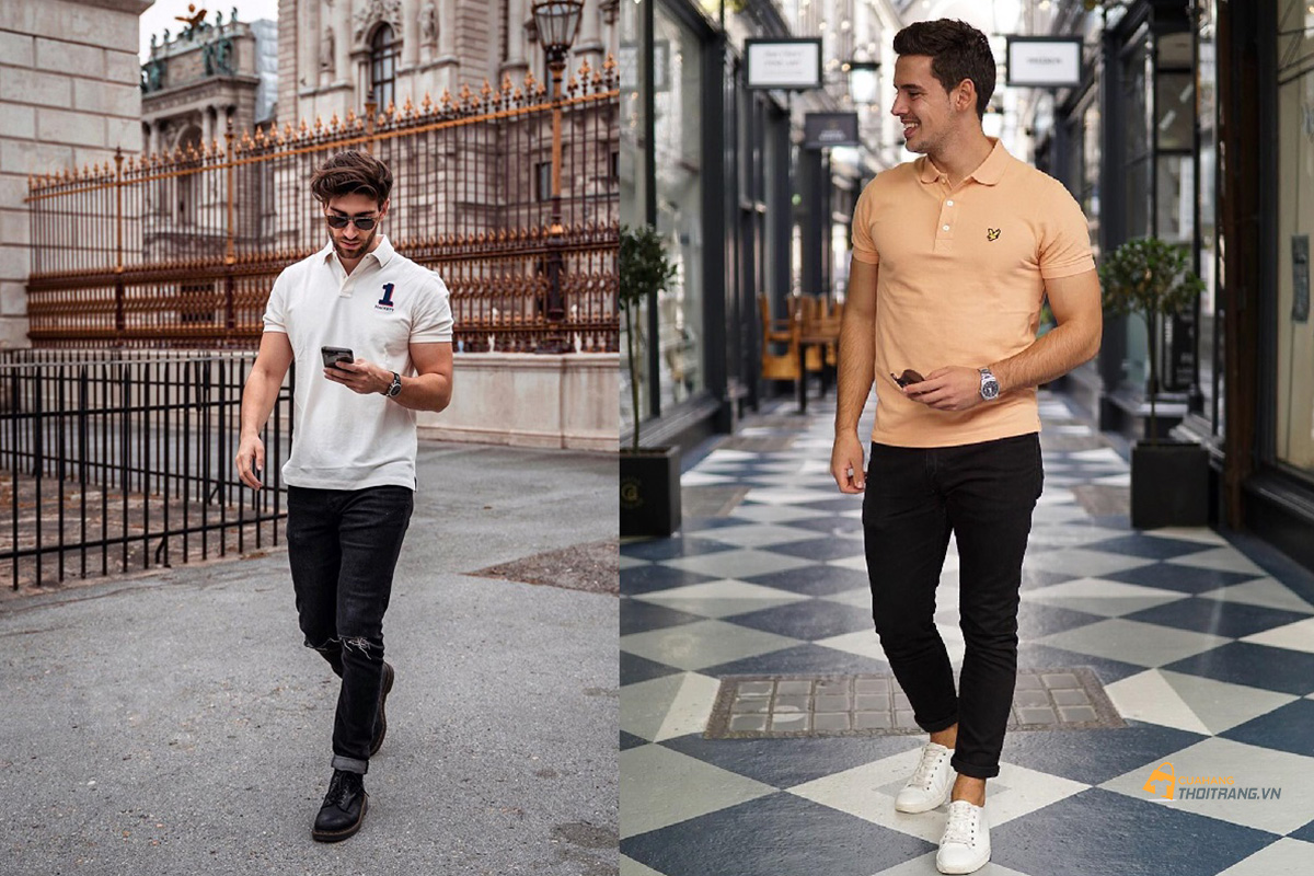 Áo thun Polo nam phối với quần gì thì đẹp?